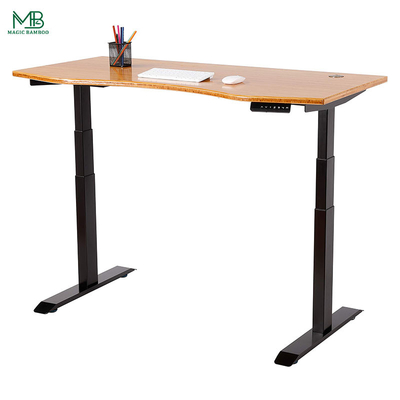 Ergonomisch aufzubrechende Schreibtische Bambustischplatte für stehende Arbeiten