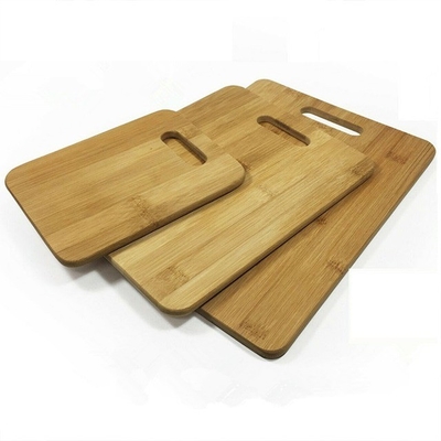 Dicke Schnittplatte aus Holz 285x210x8mm Rechteck für die Zubereitung von Speisen in der Küche