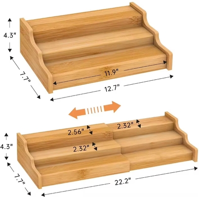 32.5x21.5x11cm Moderne Küchenschränke Anzeige Lagerregal Nummer der Ebenen Vier Schichten