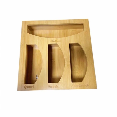 Multifunktions-Bamboo-Ziplock-Tasche Aufbewahrungsbox Mittags-Tasche Zipper-Tasche Klassifizierungsbox