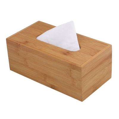 Multifunktions-Bamboo-Tissue-Box 22x11.5x9CM Funktionales Design für das Bad