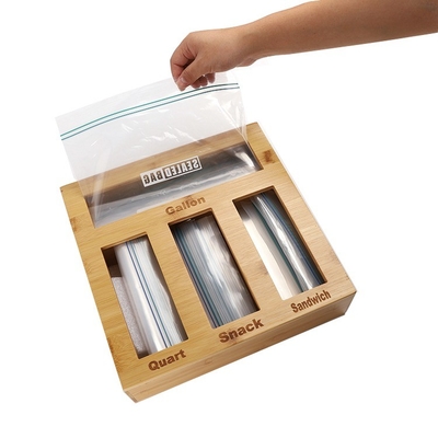 Aluminium-Lebensmittelbehälter aus 100% natürlichem Bambus