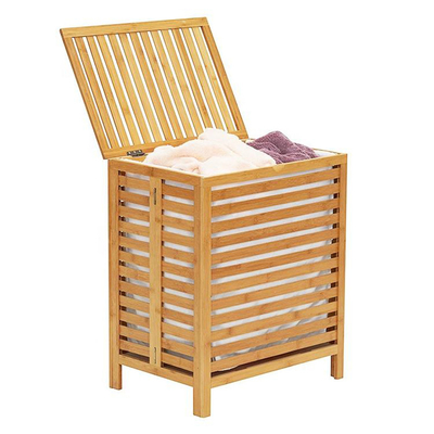 Bamboo Stoff Badezimmer Lagerung Korb Waschbeutel OEM