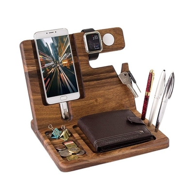 Stehender Holz Bambus Verstellbar Laptop Stand Klappschachtel Schreibtisch Organisator