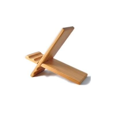 Nachhaltig zusammensetzbares Laptop-Stand aus Bambus