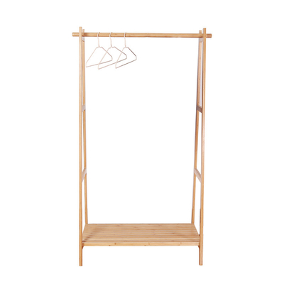 Nicht faltbares Regal Modernes Design Schlafzimmerbekleidung Organisator Stärkes Bambusbekleidung Regal