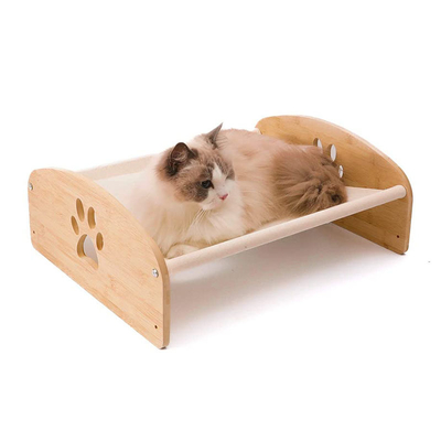 Bamboo Holz Hundebettrahmen Plattform Oxford Tuch ODM