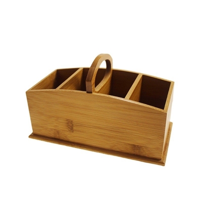 Funktionales Design Bambus Multifunktions-Desktop-Datei-Organisator mit Stifthalter