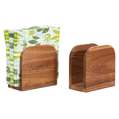 Bamboo-Nappenhalter für den Tisch Aufrecht Napfenspender perfekt für Innen- und Außenbereich