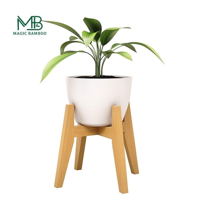 Moderne nachhaltige Bamboo Pflanzen Topfhalter für Innenraum künstliche Blume