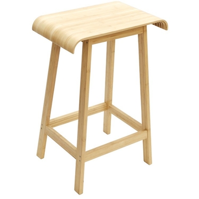 Kreativer Bamboo-Gekrümmter Sitz-Barhocker mit umweltfreundlichem Design und CE-Zertifikat