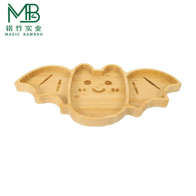 Halloween-Bamboo-Fledermaus-Dinnerplatte